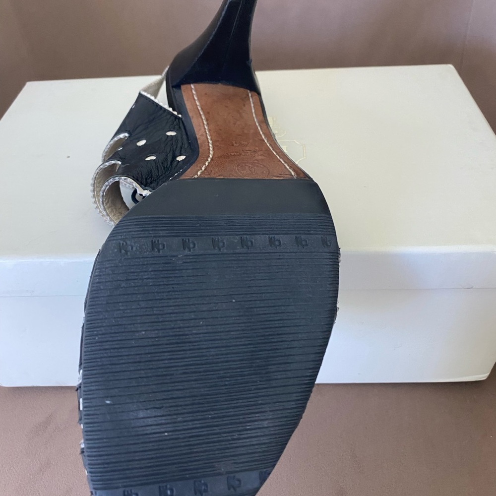 Chanel Vintage Leather pumps, size 41, in good condition - Picture 6 of 8